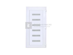Delta W5K SB Hidas Műanyag bejárati ajtó 6 üveges jobb 100x210 cm Delta W5K SB Hidas Műanyag bejárati ajtó 6 üveges jobb 100x210 cm