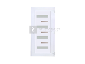 Delta W5K SB Zebra műanyag bejárati ajtó 7 üveges jobb 100x210 cm Delta W5K SB Zebra műanyag bejárati ajtó 7 üveges jobb 100x210 cm