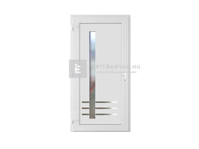 Delta W5K SB Vértes műanyag bejárati ajtó bal 100x210 cm Delta W5K SB Vértes műanyag bejárati ajtó bal 100x210 cm