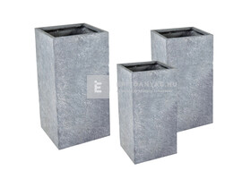 Tri-CAN Agree oszlop kaspó szett, szürke