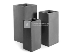 Tri-CAN Agree oszlop kaspó szett, ólom