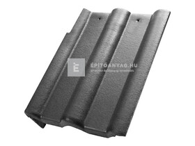 Bramac Platinum Star hosszúszoknyás szegélycserép bal, ezüst metál