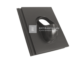 Terrán Zenit Max műanyag átvezető alapcserép DN110 antracit Terrán Zenit Max műanyag átvezető alapcserép DN110 antracit