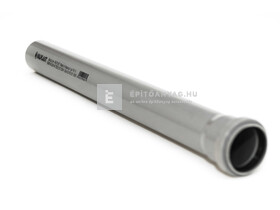 Valplast PVC tokos cső gumigyűrűvel 40 mm, 1 m Valplast PVC tokos cső gumigyűrűvel 40 mm, 1 m