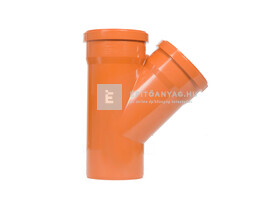 Valplast KG PVC ágidom 45° 125/110 mm Valplast KG PVC ágidom 45° 125/110 mm