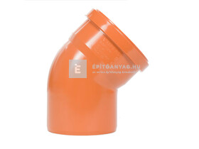 Valplast KG PVC ívidom 45° 110 mm Valplast KG PVC ívidom 45° 110 mm