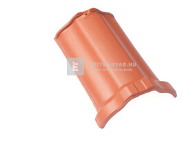 Bramac hornyolt kúpcserép natúrvörös, kúprögzítővel