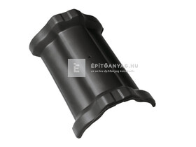 Bramac hornyolt záró kúpcserép bazaltszürke, rögzítőcsavarral