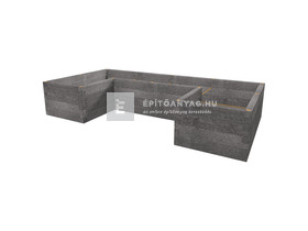 Leier Durisol Magaságyás U Plusz alakzat Leier Durisol Magaságyás U Plusz alakzat