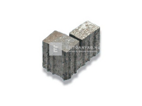 Semmelrock Arte Pest-Buda Kombi térkő sarok kő platinabronz 10 cm Semmelrock Arte Pest-Buda Kombi térkő sarok kő platinabronz 10 cm