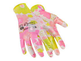 Stalco Garden poliészter mártott, kerti kesztyű 8-as