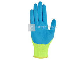 Stalco Garden poliészter mártott kertész kesztyű 4-es