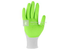 Stalco Garden Latex Foam G, mártott kesztyű 8-as