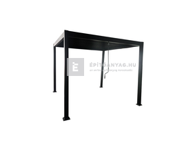Sunrite Oliver pergola 3x3 m, fekete Sunrite Oliver pergola 3x3 m, fekete
