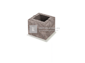 Semmelrock Rivago félkő füstbarna 20x20x16 cm