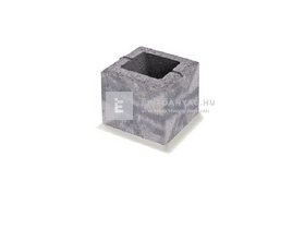 Semmelrock Rivago félkő füstszürke 20x20x16 cm