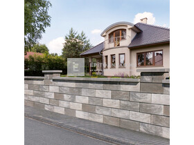 Semmelrock Rivago nagykő füstbarna 60x20x16 cm