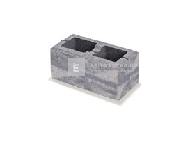 Semmelrock Rivago kerítéselem normálkő füstszürke 40x20x16 cm