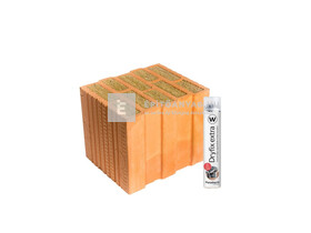 Porotherm 30 Alfa Thermo Rapid Dryfix lábazati tégla