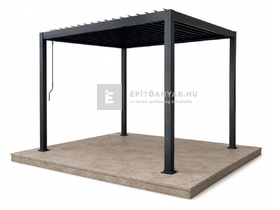 Sunrite Oliver pergola, átalakító konzollal 3x3 m, fekete Sunrite Oliver pergola, átalakító konzollal 3x3 m, fekete