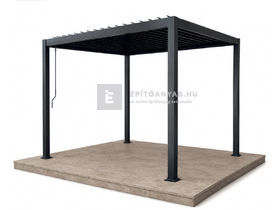 Sunrite Oliver pergola, átalakító konzollal 3x4 m, fekete Sunrite Oliver pergola, átalakító konzollal 3x4 m, fekete