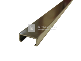 Viarprofil dekor profil, polír króm, 270 cm x 15 mm Viarprofil dekor profil, polír króm, 270 cm x 15 mm