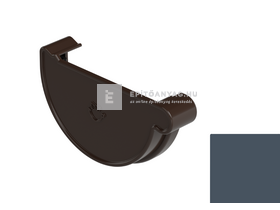 Galeco PVC 150 grafit végzáró balos Galeco PVC 150 grafit végzáró balos