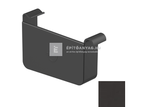 Galeco STAL2 szögletes 150 grafit végzáró, balos Galeco STAL2 szögletes 150 grafit végzáró, balos