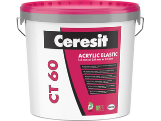 Henkel Ceresit CT 60 Elastic akril vékonyvakolat kapart 1,5 mm fehér 25 kg