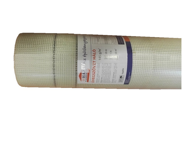 Üvegszövet háló 145 g, fehér