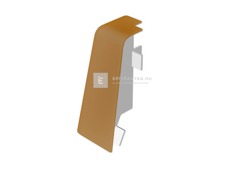 Laminált szegőléc sarokelem külső MDF 58; AC14 színkódú