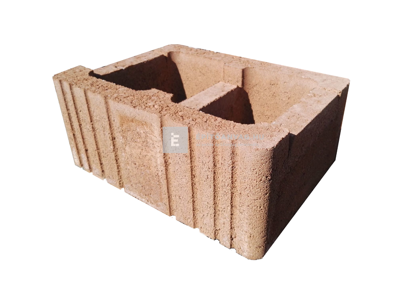 Abeton Via-Flor Támfal beige 40x30x15 cm