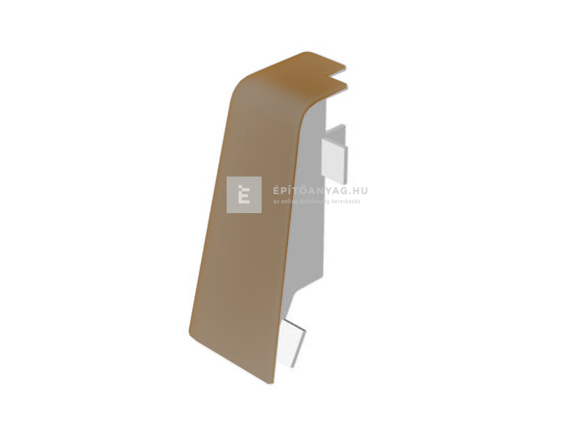 Laminált szegőléc sarokelem külső MDF 58; AC01 színkódú