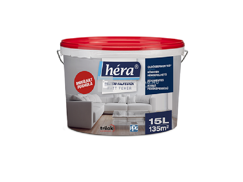 Trilak Héra belső falfesték oldószer mentes 15 l, fehér