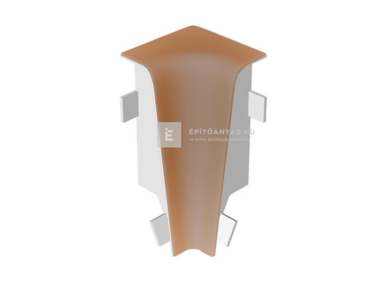 Laminált szegőléc sarokelem belső MDF 58; AC38 színkódú
