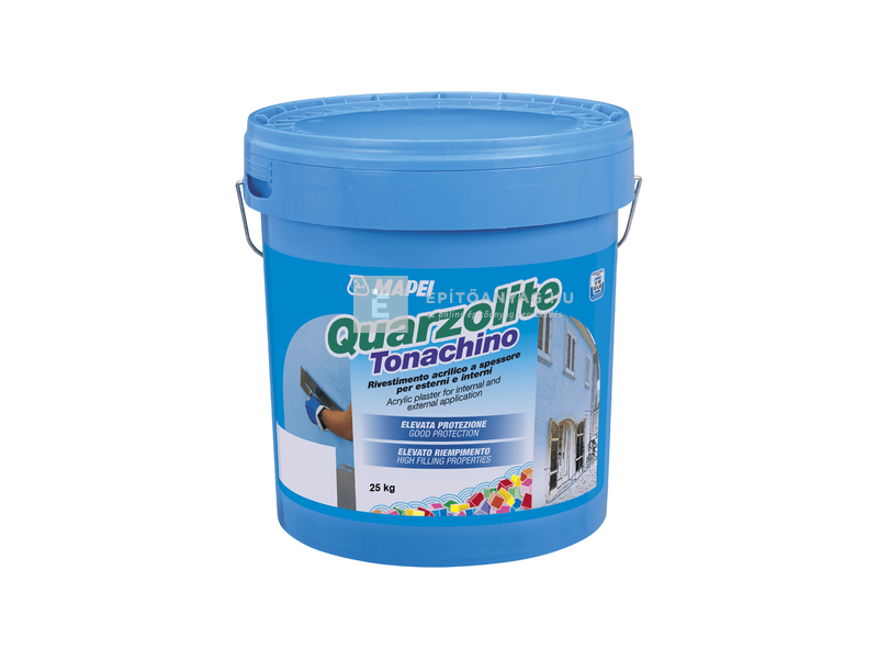 Mapei Quarzolite Tonachino akril vékonyvakolat 1,5 mm fehér 25 kg