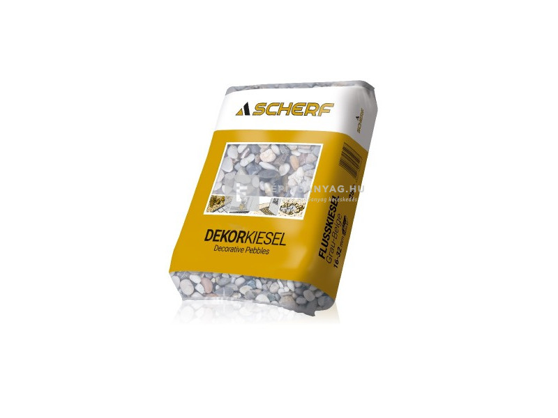 Scherf folyami kavics szürke-bézs 16-32 mm, 25 kg