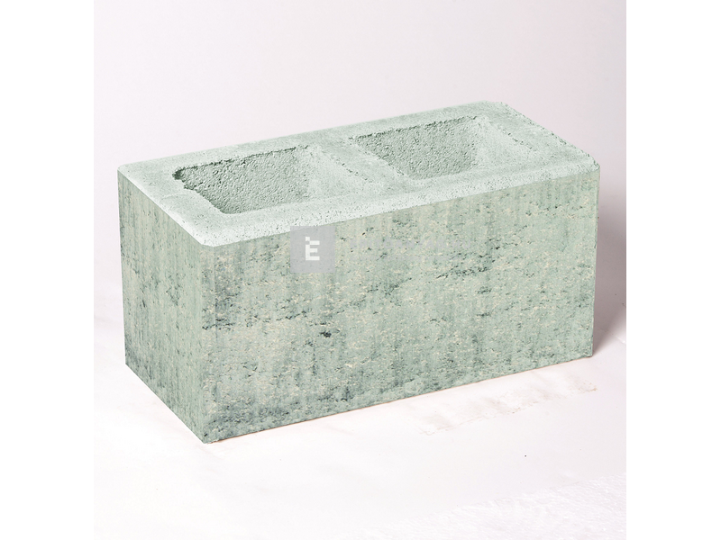 Leier Modern kerítéskő normálkő natúr, satírozott jégszürke 20x40x20 cm