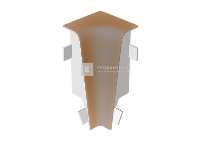 Laminált szegőléc sarokelem belső MDF 58; AC07 színkódú