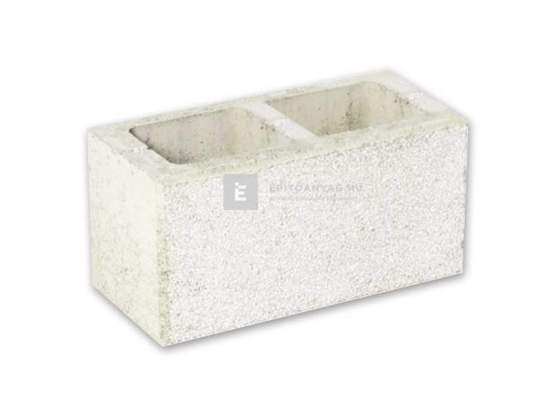 Leier Modern kerítéskő normálkő natúr, törtfehér 20x40x20