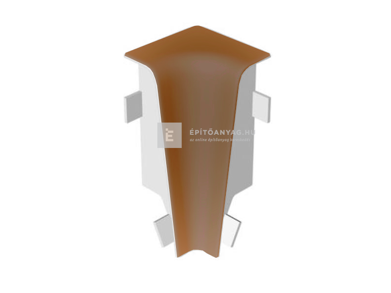 Laminált szegőléc sarokelem belső MDF 58; AC08 színkódú