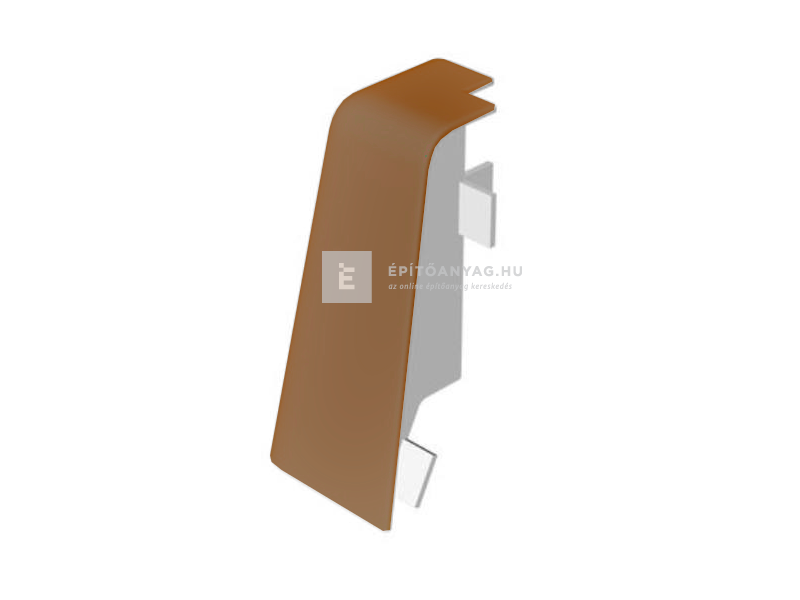 Laminált szegőléc sarokelem külső MDF 58; AC08 színkódú