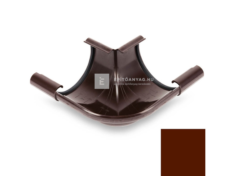 Galeco PVC 150 csokoládé külső szeglet 90°