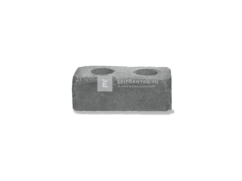 Semmelrock Castello kerítéselem normálkő szürke-fekete 40x20x14 cm