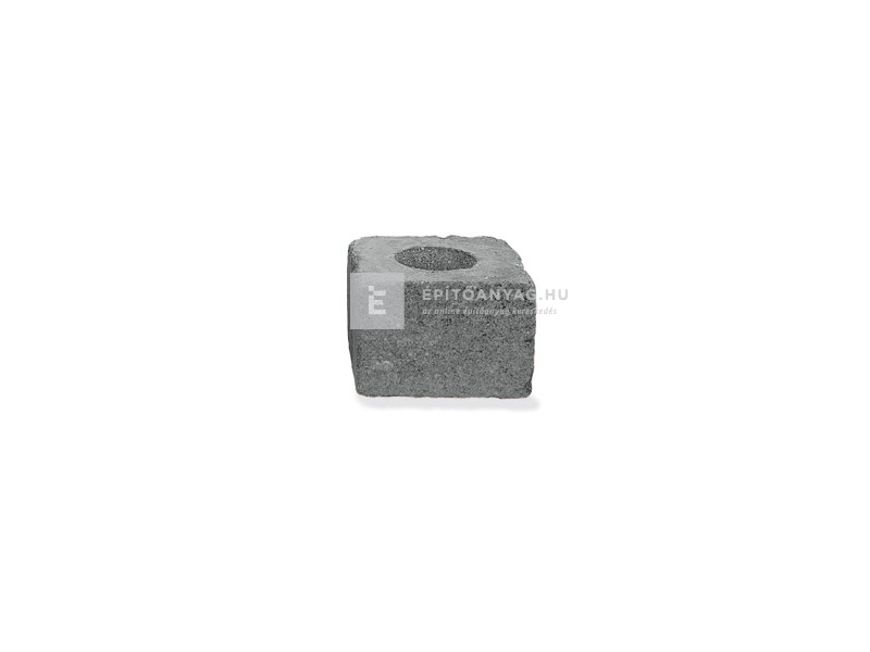 Semmelrock Castello kerítéselem félkő szürke-fekete 20x20x14 cm