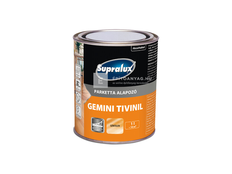 Supralux Gemini Tivinil parkettalakk alapozó 1 l