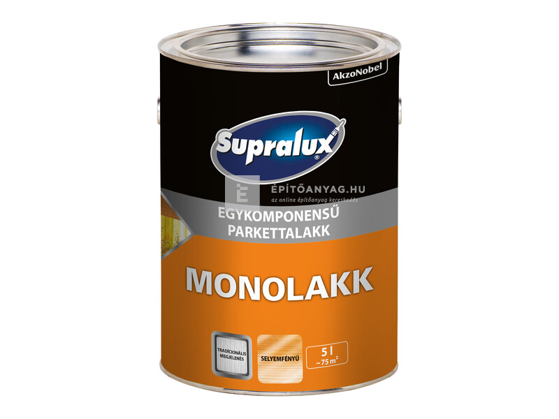 Supralux Monolakk selyemfényű parkettalakk 5 l