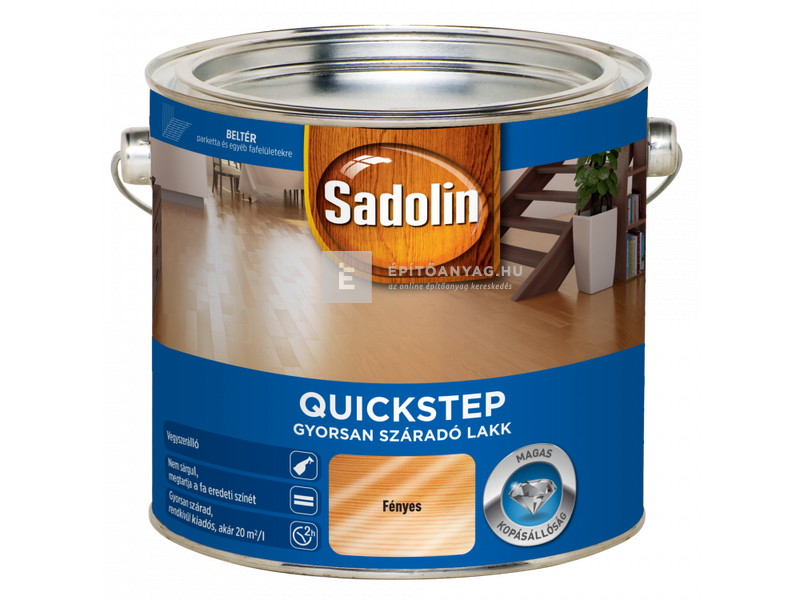 Sadolin Quickstep parkettalakk fényes 2,5 l