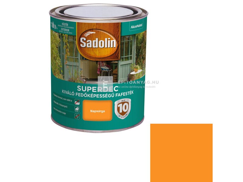 Sadolin Superdec fafesték napsárga 0,75 l