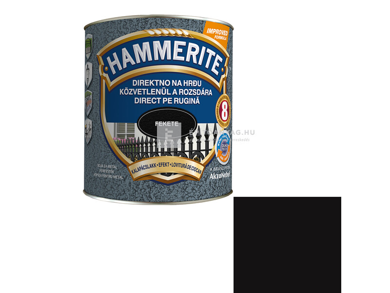Hammerite kalapácslakk fekete 2,5 l